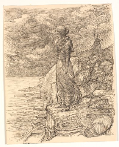 Kuvitus: Alfred Tennyson "Enoch Arden" tekijältä Johannes Holbek