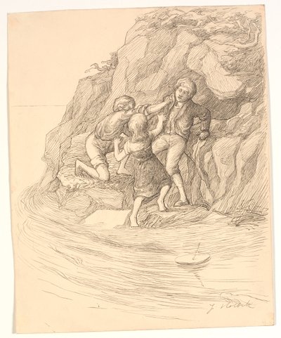 Kuvitus: Alfred Tennyson "Enoch Arden" tekijältä Johannes Holbek