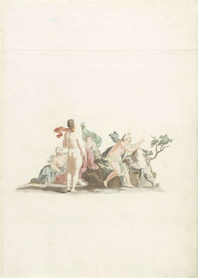 Diana ja hänen nymfinsä tekijältä Johannes Jacobsz van den Aveele (attributed to)