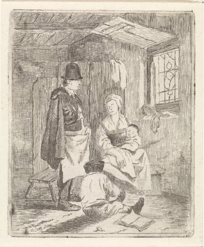Perhe sisätiloissa tekijältä Johannes Janson (possibly)