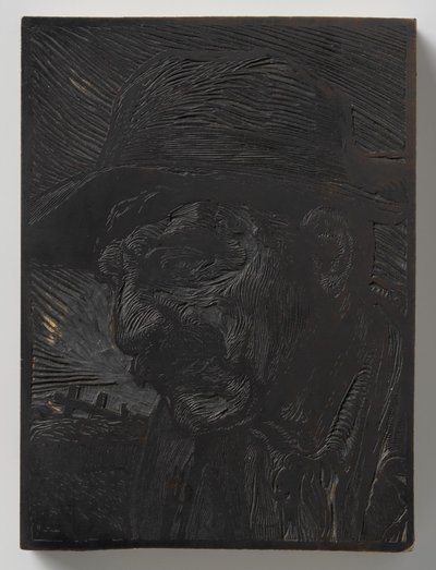 Miesten pää vasemmalle tekijältä Johannes Josephus Aarts