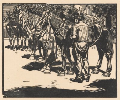 Ratsastus hevosilla aukiolla tekijältä Johannes Josephus Aarts