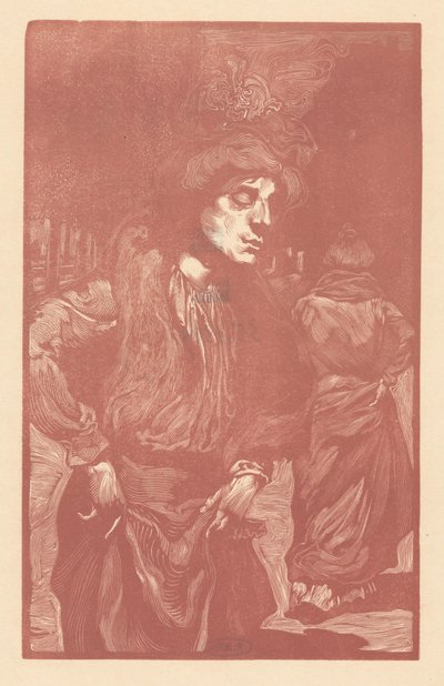 Kaksi naista kävelemässä kadulla tekijältä Johannes Josephus Aarts