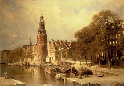 Näkymä Kalk-torille, Amsterdam tekijältä Johannes Karel Christian Klinkenberg