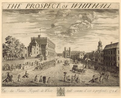Whitehallin suunnitelma, 1724 tekijältä Johannes Kip