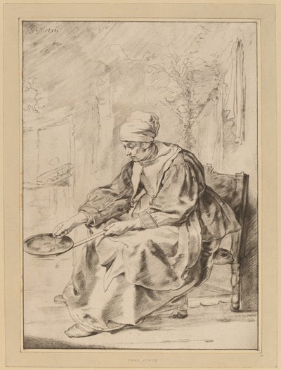 Pannukakkunainen, 1768. tekijältä Johannes Kornlein