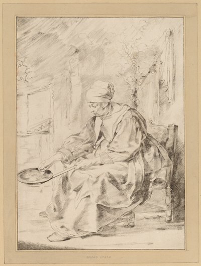 Pannukakkunainen, 1768. tekijältä Johannes Kornlein
