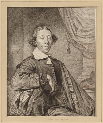 Istuvan miehen muotokuva, 1771. tekijältä Johannes Kornlein