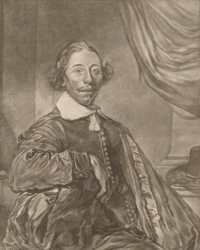 Istuvan miehen muotokuva, 1771. tekijältä Johannes Kornlein