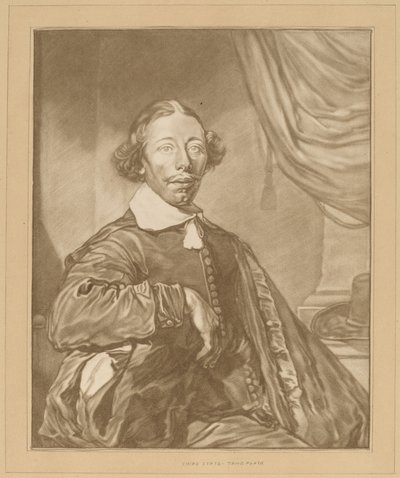 Istuvan miehen muotokuva, 1771. tekijältä Johannes Kornlein