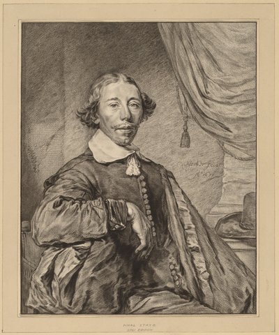 Istuvan miehen muotokuva, 1771. tekijältä Johannes Kornlein