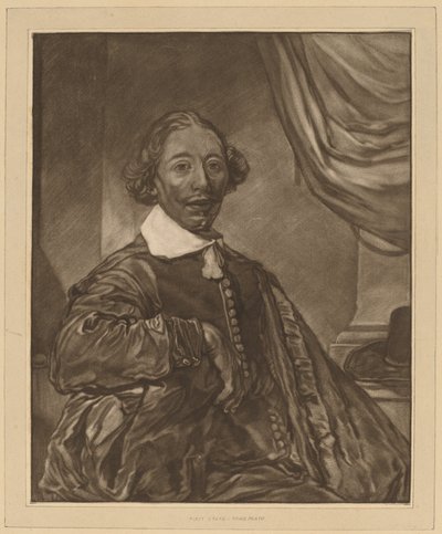 Istuvan miehen muotokuva, 1771. tekijältä Johannes Kornlein