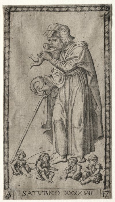 Saturnus, 1547. tekijältä Johannes Ladenspelder