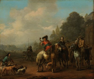 Paluu metsästyksestä tekijältä Johannes Lingelbach