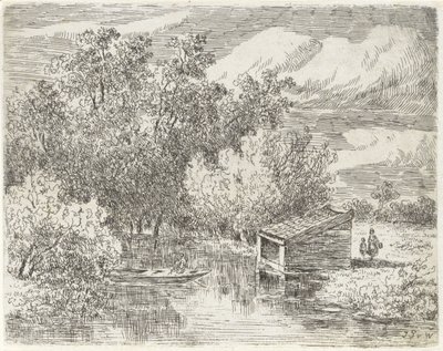 Venevaja joen varrella tekijältä Johannes Pieter van Wisselingh