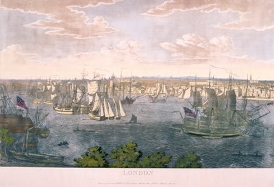 Näkymä Lontooseen, 1801 tekijältä Johannes Swertner