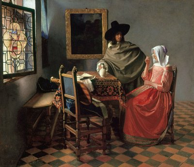 Das Weinglas tekijältä Johannes Vermeer