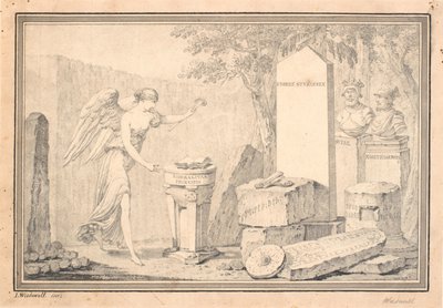 Nimivinjetti Snorri Sturlesonille (toim. G. Schiøning): Heimskringla, Vol. I, 1778 tekijältä Johannes Wiedewelt