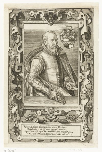 Muotokuva Jan van Brouckhovenista, Reininmaan taloudenhoitajasta tekijältä Johannes Wierix (attributed to)