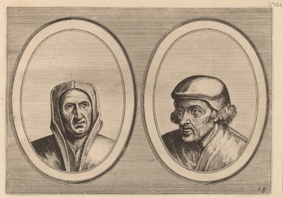 "Beveynsde Hil" ja "Listighe Jorden" tekijältä Johannes and Lucas van Doetechum after Pieter Bruegel the Elder