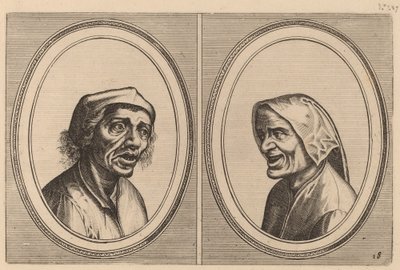 "Goe Geurtjen" ja "Kribbighe Babbe" tekijältä Johannes and Lucas van Doetechum after Pieter Bruegel the Elder