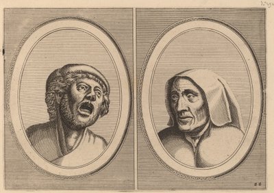 "Hansje Singh in Veldt" ja "Blaeuwe Aecht" tekijältä Johannes and Lucas van Doetechum after Pieter Bruegel the Elder