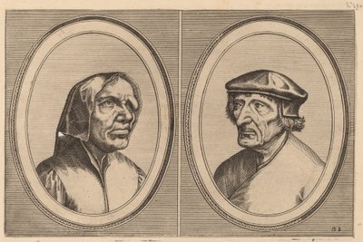 "Trijn Bulle-back" ja "Voorsichtighe Penne" tekijältä Johannes and Lucas van Doetechum after Pieter Bruegel the Elder