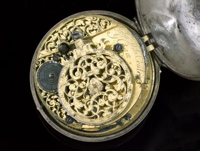 Verge kello. Haag, n. 1695 (metalli) (katso myös 259582-83) tekijältä Johannes van Ceulen