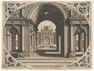 Varie Architecturen levy, n. 1560. tekijältä Johannes van Doetecum I