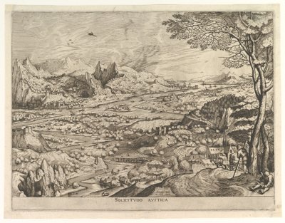 Rustic Solicitude Solicitudo rustica The Large Landscapesista, n. 1555-56. tekijältä Johannes van Doetecum I