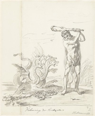 Aristokratian tuho, Westermarktin koristelu, 1795 Aristokratian halvaantuminen (otsikko esineessä) tekijältä Johannes van Dregt (rejected attribution)