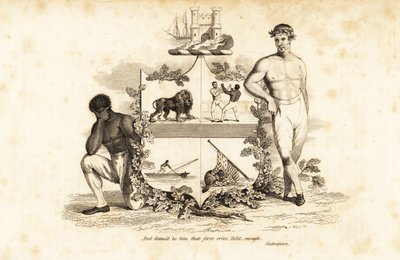 Tom Cribbin, englantilaisen nyrkkeilijän 1781-1848, vaakuna. tekijältä John (after) Emery