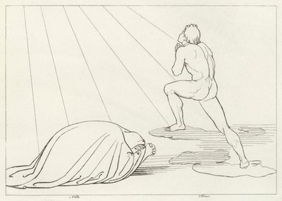Foresen korkeus, Kiirastuli, Canto 23 (kaiverrus) tekijältä John (after) Flaxman