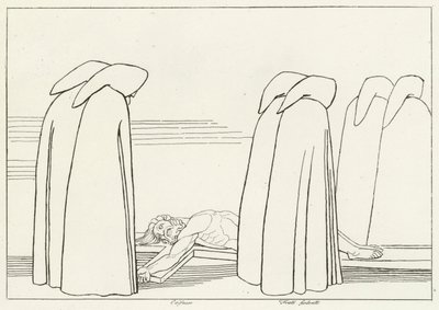 Tekopyhät, Inferno, Canto 23 (kaiverrus) tekijältä John (after) Flaxman