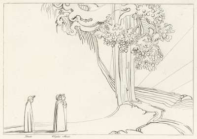 Säälittömyysalue, Kiirastuli, Canto 22 (kaiverrus) tekijältä John (after) Flaxman