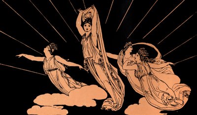 Kohtaus Homeroksen Odysseuksesta (painettu) tekijältä John (after) Flaxman