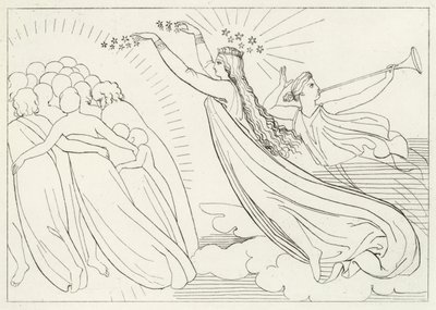 The Active Good, Paradise, Canto 6 (kaiverrus) tekijältä John (after) Flaxman