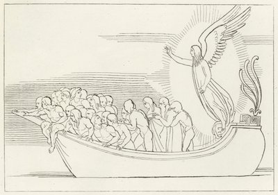 Siunaus, Kiirastus, laulu 2 (kaiverrus) tekijältä John (after) Flaxman