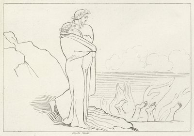Simonynlahti, Inferno, Canto 19 (kaiverrus) tekijältä John (after) Flaxman