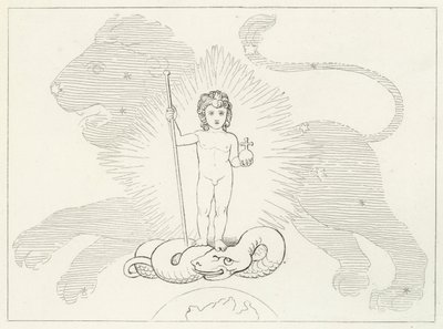 Vauvan Vapahtaja, Paratiisi, Canto 16 (kaiverrus) tekijältä John (after) Flaxman