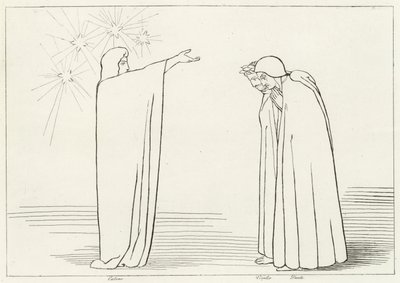 Koeajan vuori, Kiirastuli, Canto 1 (kaiverrus) tekijältä John (after) Flaxman