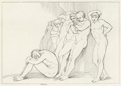 Huolimaton, Kiirastuli, Canto 4 (kaiverrus) tekijältä John (after) Flaxman