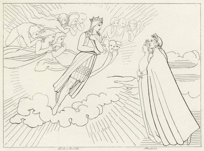 Planeetta Venus, Paratiisi, Canto 8 (kaiverrus) tekijältä John (after) Flaxman