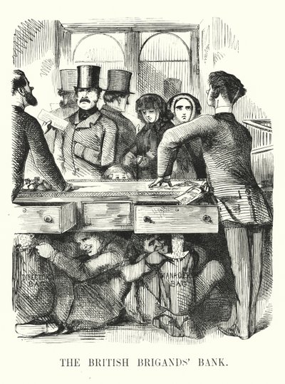 Punch-sarjakuva: British Brigands
