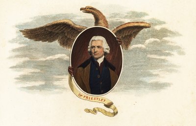 Tri Joseph Priestley, teologi ja tiedemies tekijältä John (after) Opie