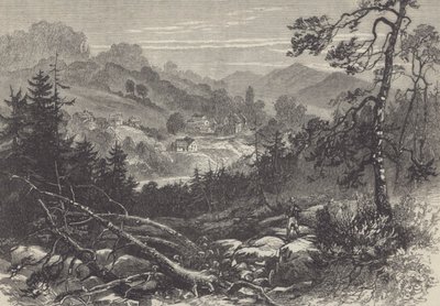 Kanadan rajamaa (litho) tekijältä Walter Charles Mills