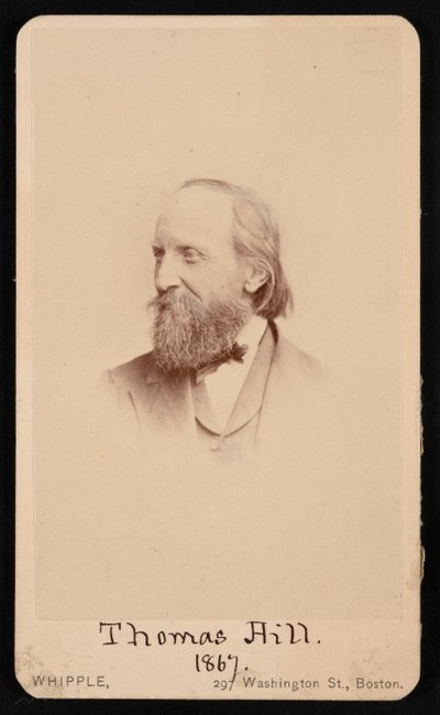 Thomas Hillin muotokuva 1818-1891, 1867. tekijältä John Adams Whipple