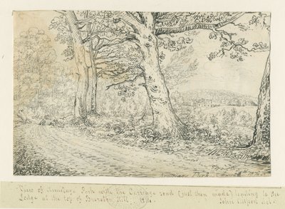 Armitage Park: kynäpiirros, 1814 tekijältä John Allport