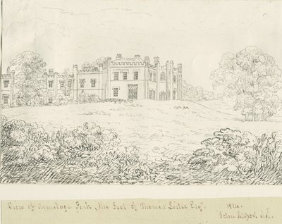 Armitage Park: kynäpiirros, 1814 tekijältä John Allport