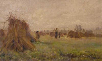 Sadonkorjuukohtaus, 1885-1899 tekijältä John Anderson